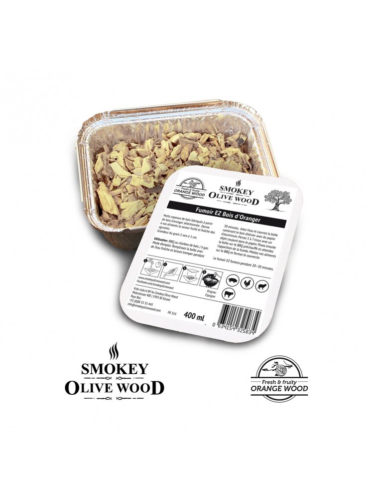 Pack de sciure d´oranger pour fumoir Smokey Olive Wood