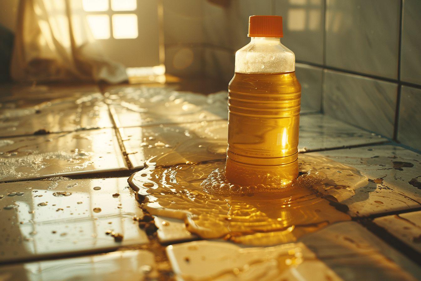 Combien de temps laisser agir l'acide chlorhydrique sur le carrelage pour un nettoyage efficace des WC