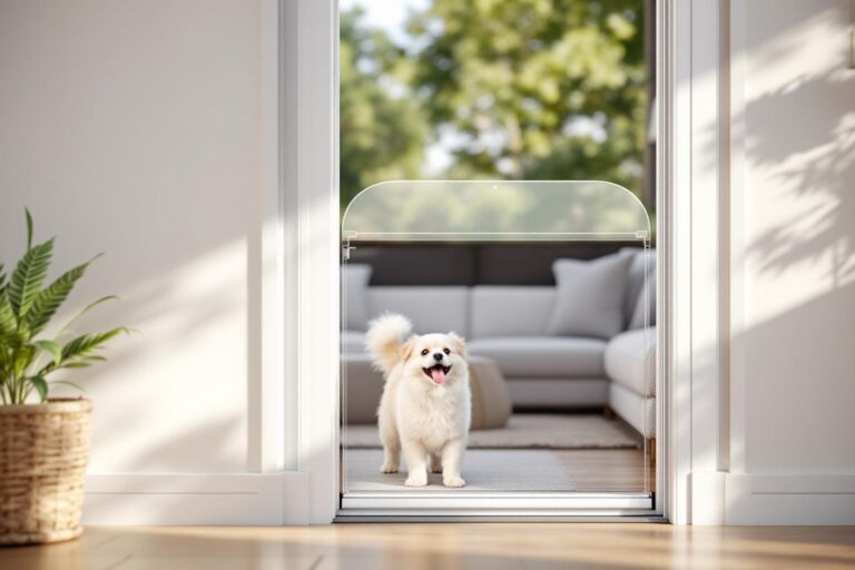 Chatière pour baie vitrée sans perçage : guide complet d'installation