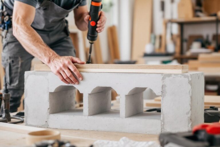 Fabriquer un meuble TV en béton cellulaire : guide complet