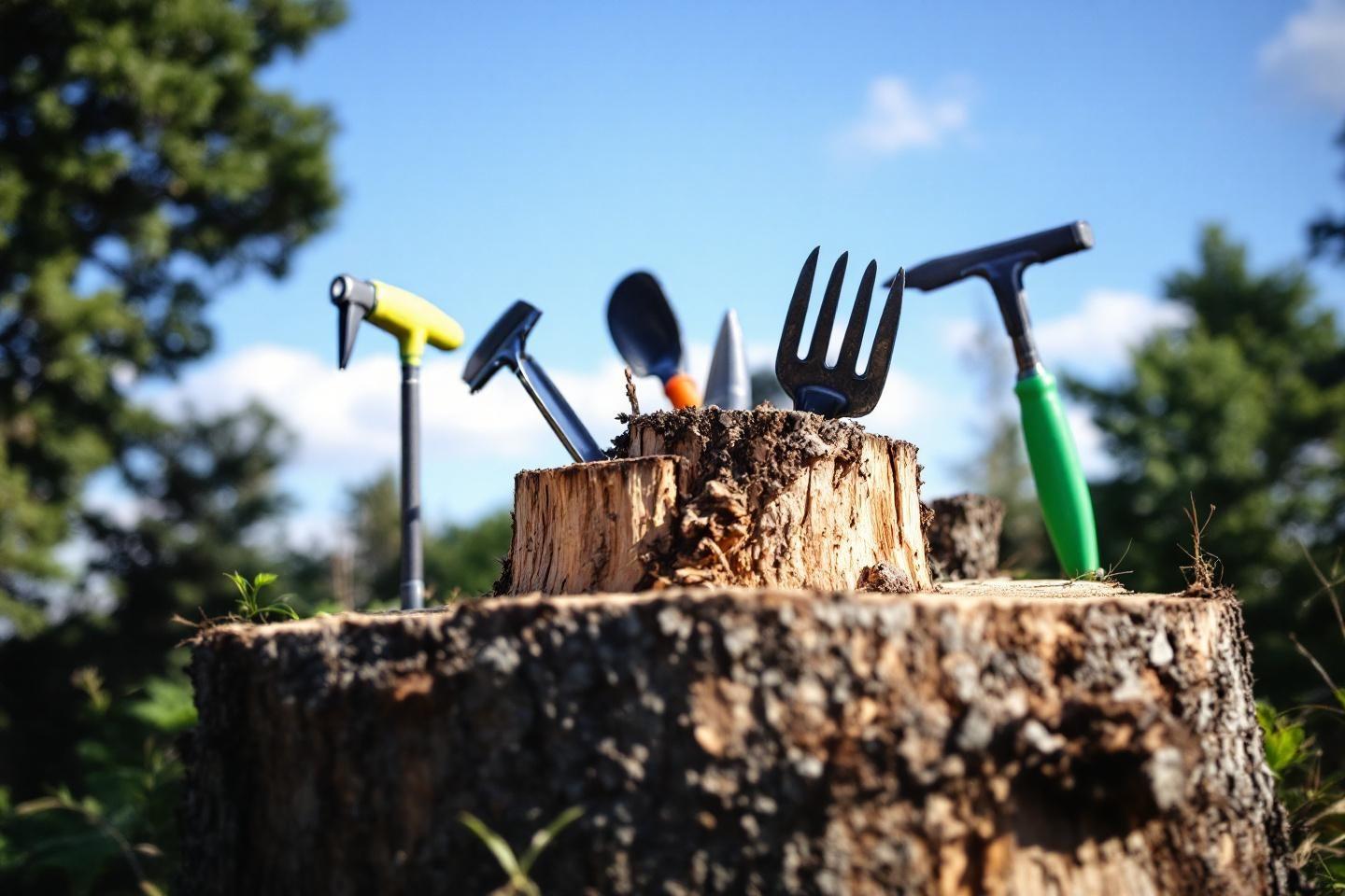 Détruire une souche d'arbre sans produit chimique : 4 méthodes