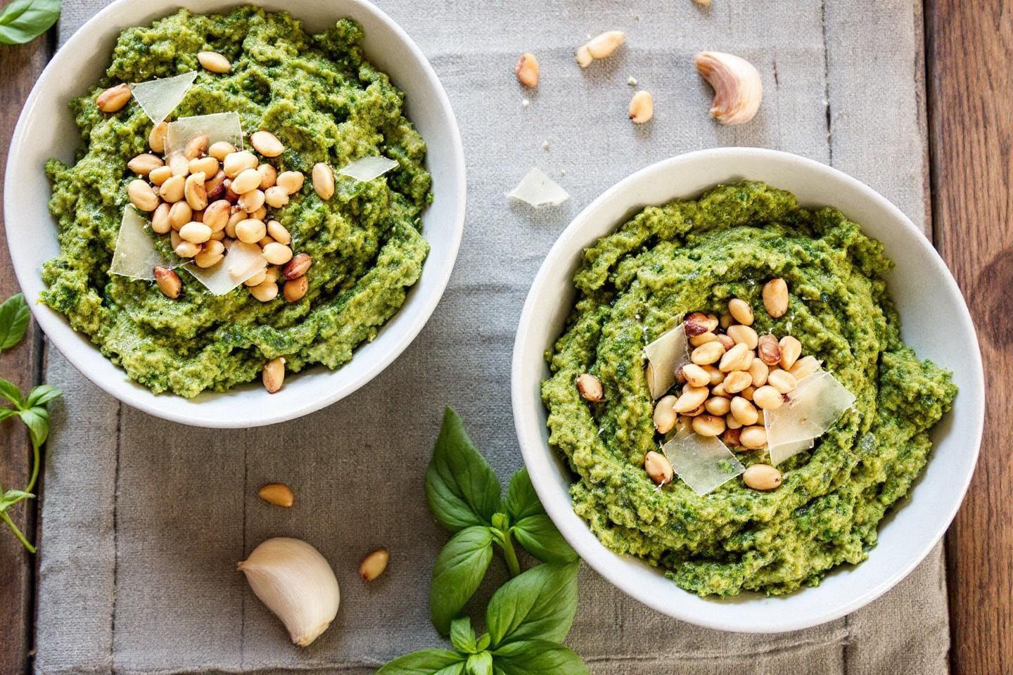 Pesto et pistou : différences, recettes et usages culinaires